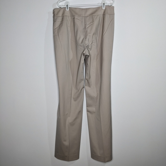 Lafayette 148 Waverly cream wool blend professional work slacks 12 - Picture 3 of 15